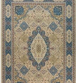 Высокоплотный ковер Royal Esfahan-1.5 2602A Cream-Blue
